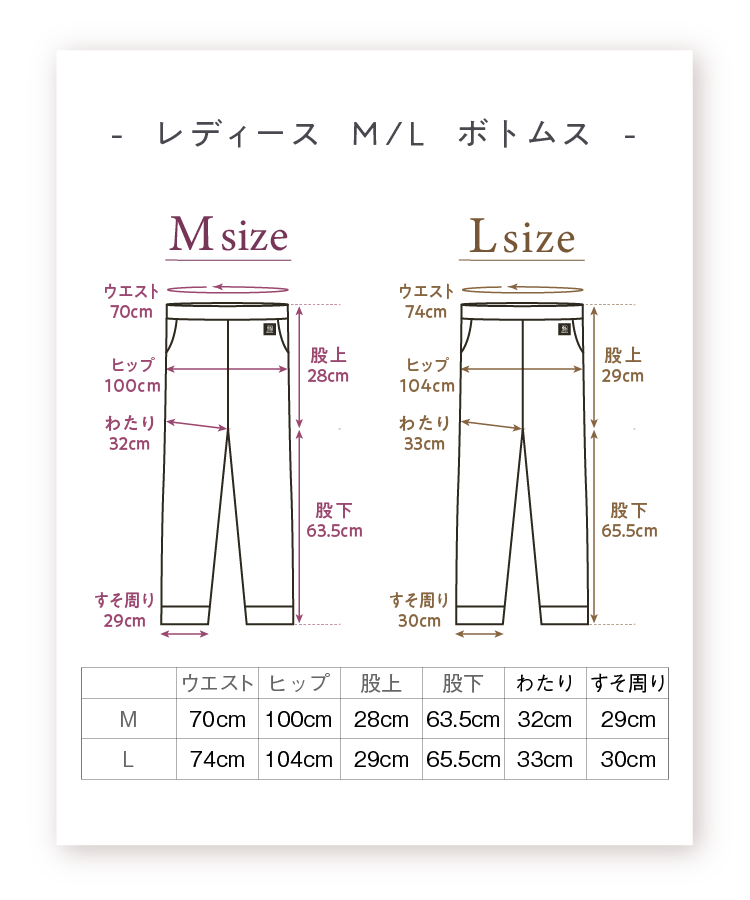 レディースM/L ボトムス