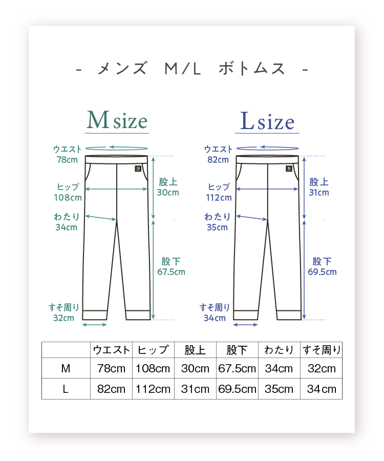 メンズM/L ボトムス