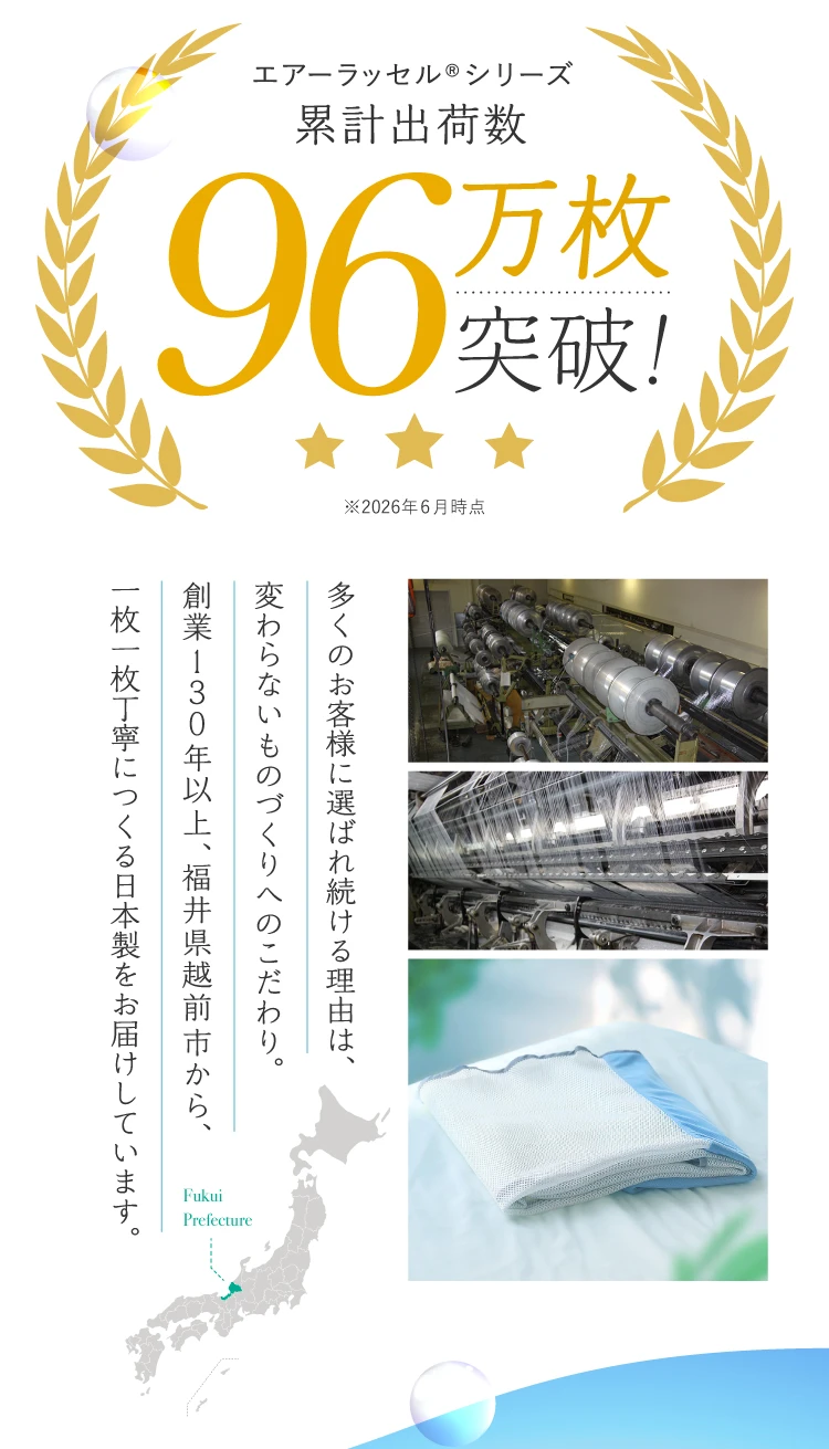 96万枚突破