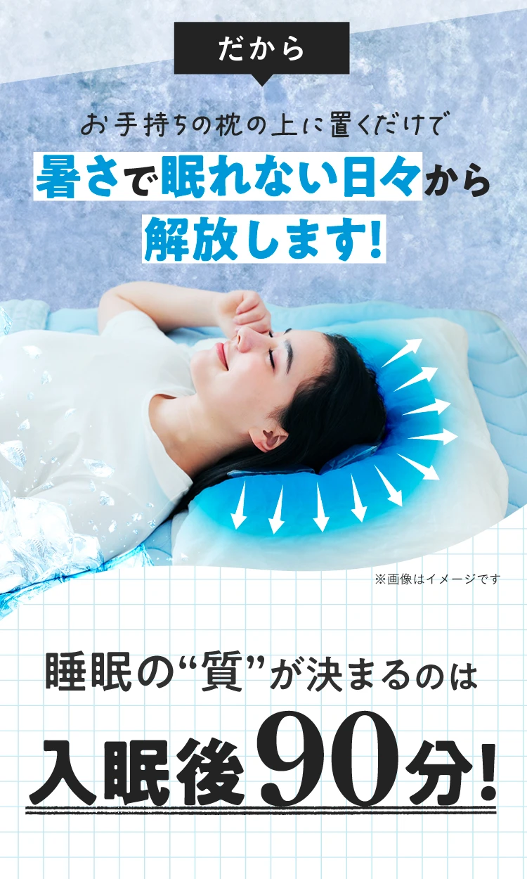 公式】-12℃まくらパッド｜快眠専門サイトNelture（ネルチャー）