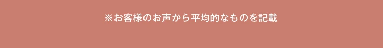 平均的なものを記載