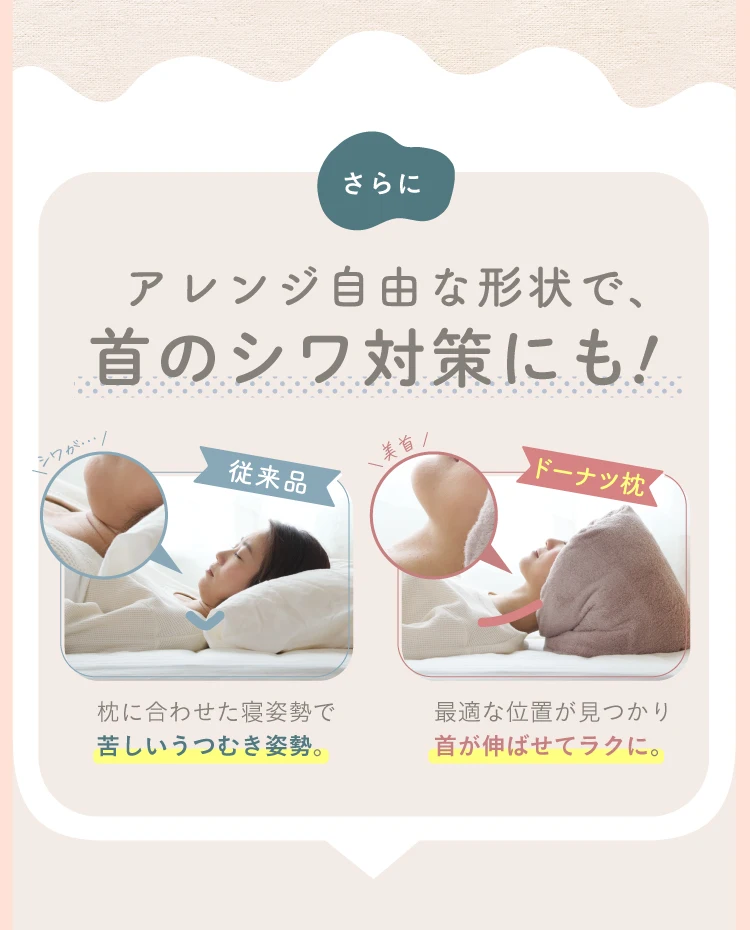 首のシワ対策にも