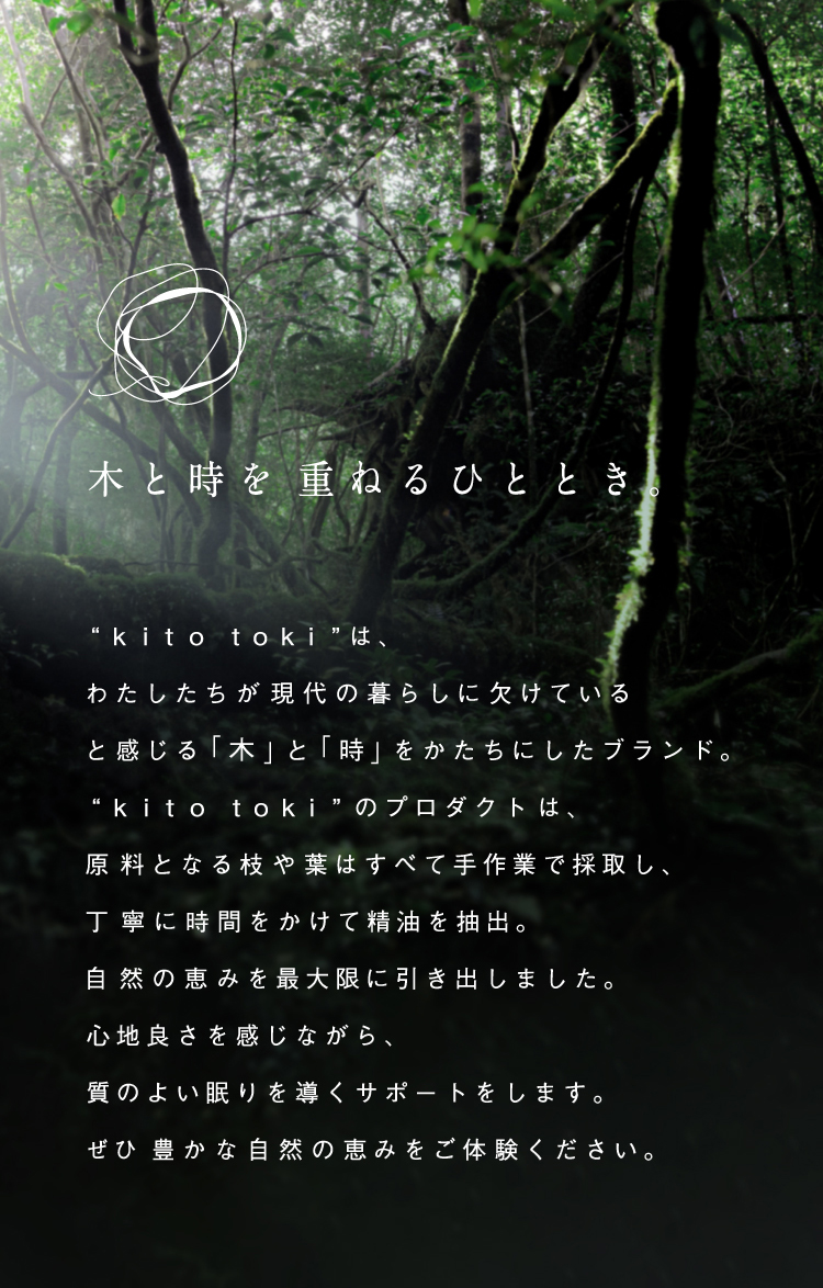 木と時を重ねるひととき