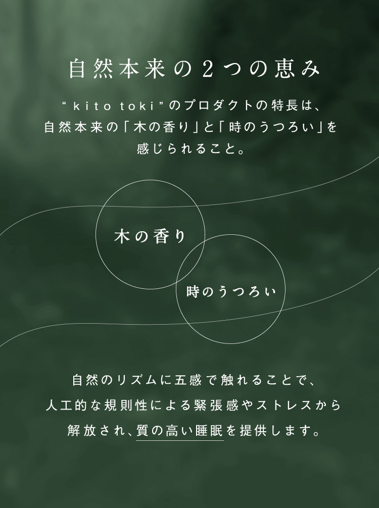 自然本来の2つの恵み