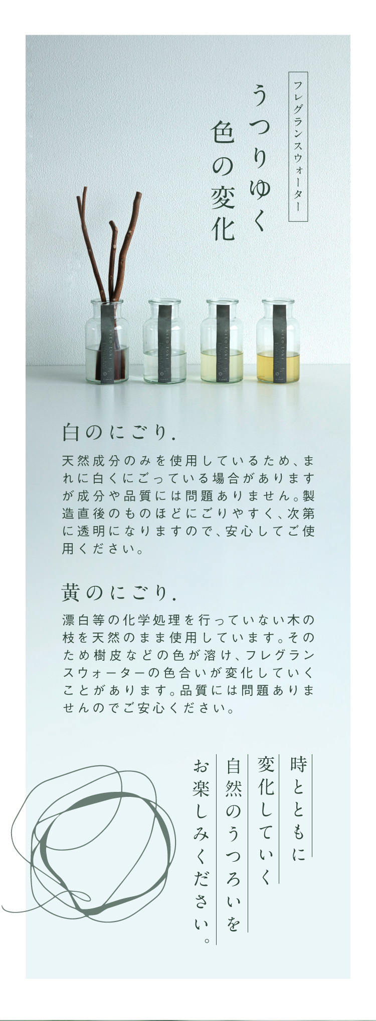 移りゆく色の変化