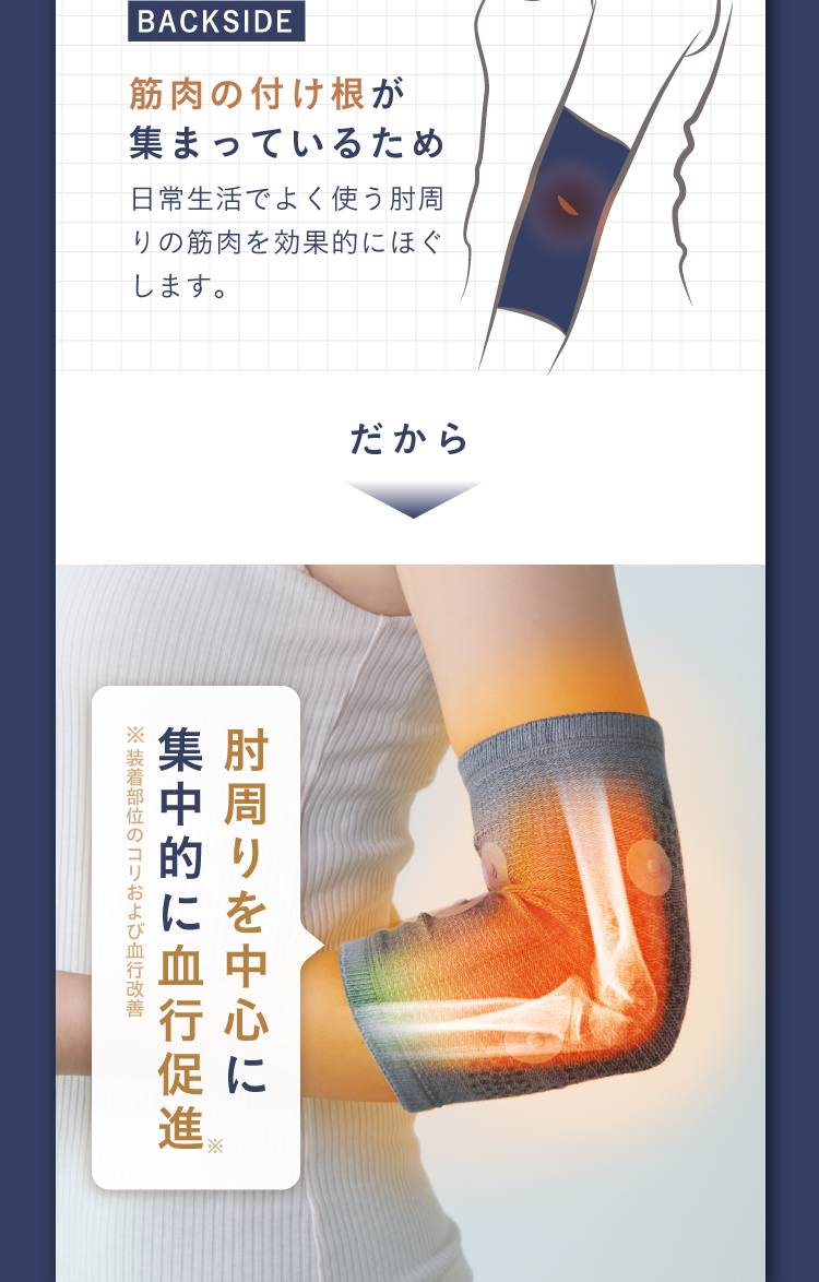 筋肉の付け根が集まっているため