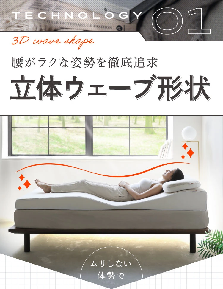 NP腰眠マットレス シングル+専用まくらセット NELUD(ネルディ) | Nelture