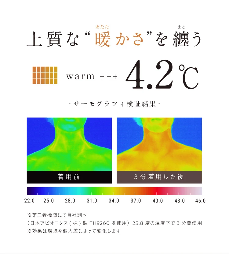 上質な暖かさを纏う