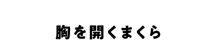 胸を聞くまくら　商品名