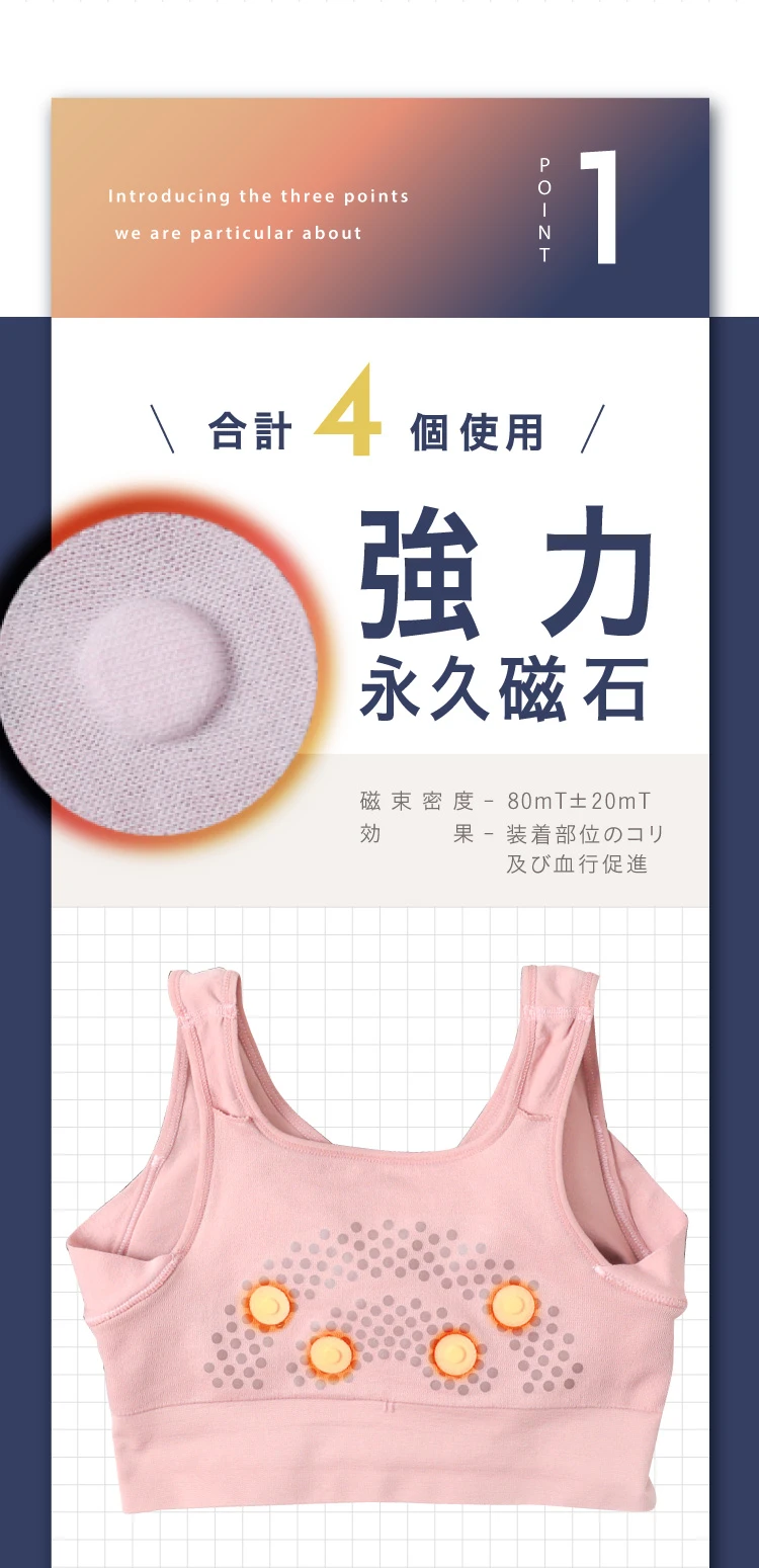 ポイント01.合計4個使用 強力永久磁石