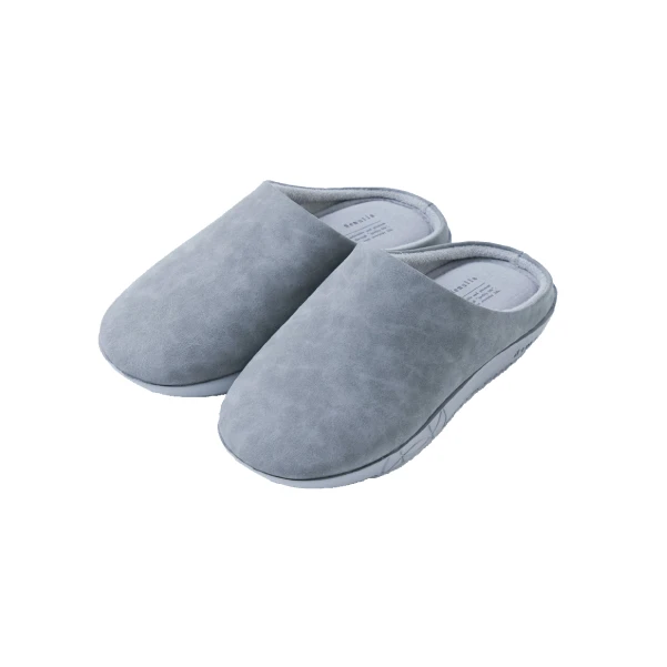 ストレッチルームシューズ／グレー