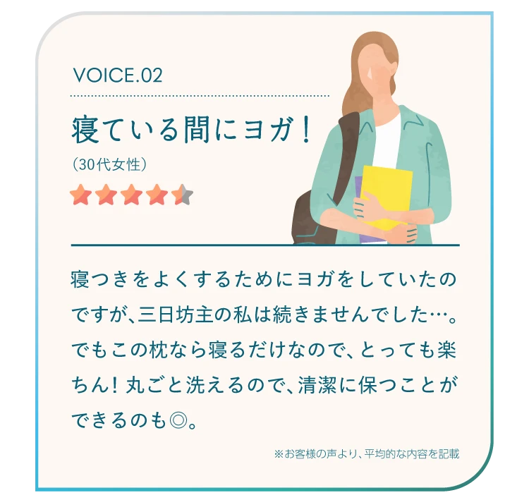 寝ている間にヨガ！